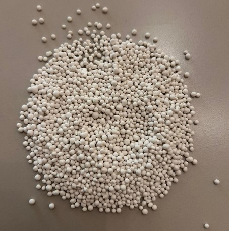UV test altında polimer granüller